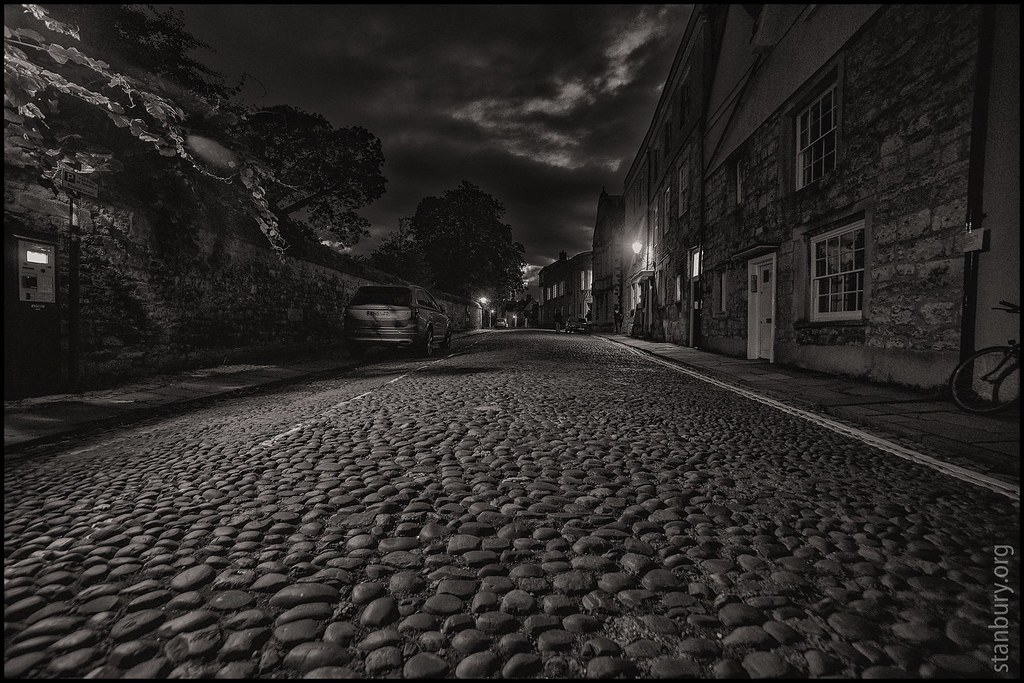 Merton Street at night