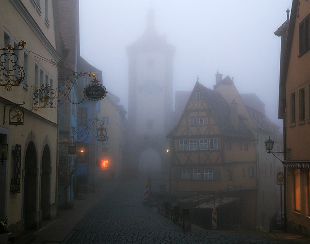 Foggy Rothenburg...