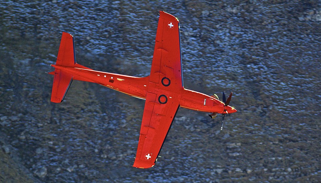 Axalp: SwissAirForce Pilatus PC-21 A-108