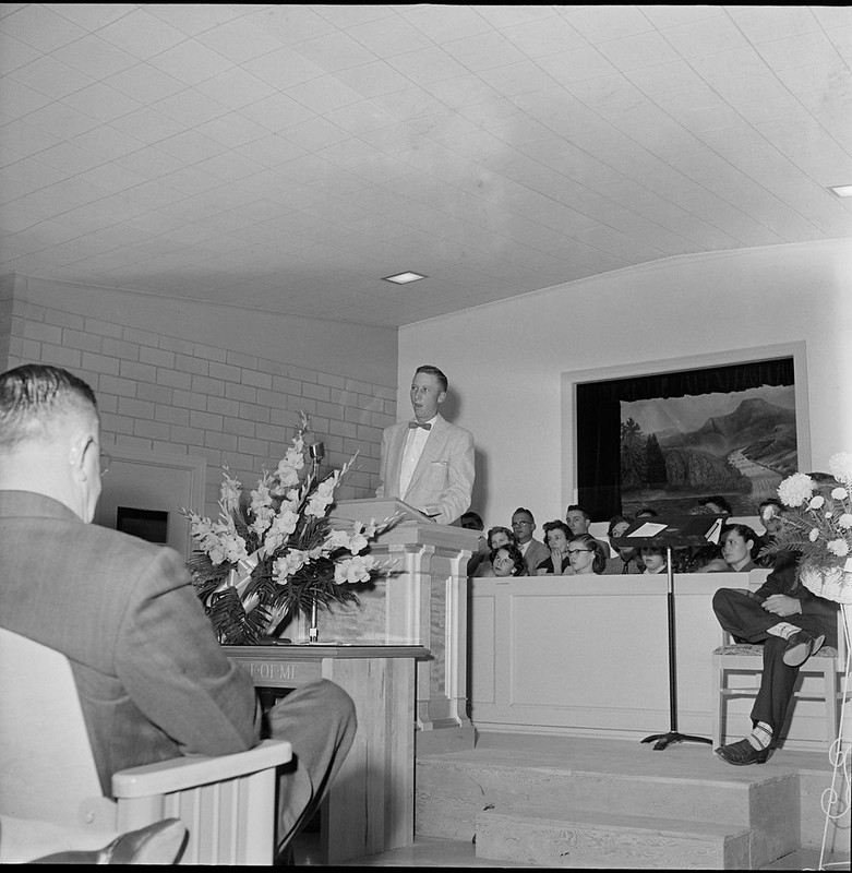 SMDR Photographic Negatives Collection, [1940s50s][Calvary Church Dedication 11/55]
