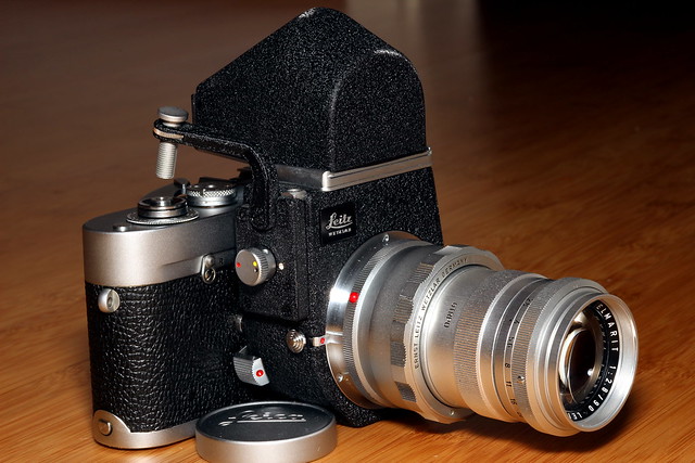 Leica MD+Visoflex II+Elmarit-M 9cm lens head