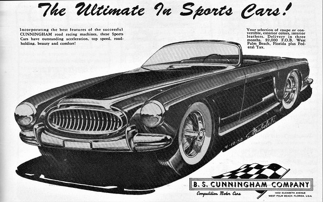 1953 Cunningham Continental Convertible