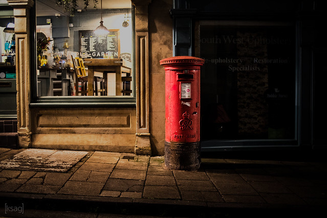 Postbox on The Mall, Clifton, Bristol