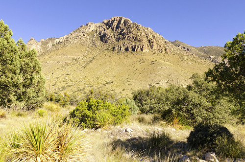 guadalupe mountains national park us usa texas west western southwest outdoor landscape hunter peak rugged desert