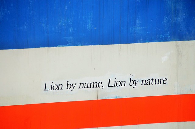 Lion by Name , Lion by Nature grrrrr