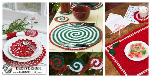 Christmas Placemat Set Free Crochet Patterns | by coolcreativity