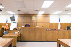 Bench, Courtroom, Jackson County Courthouse, Edna, Texas 1710191455