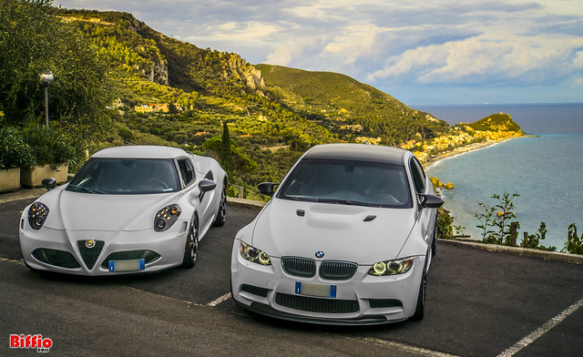 BMW M3 and Alfa Romeo 4C