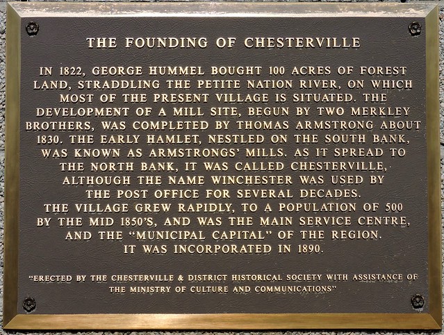 The founding of Chesterville