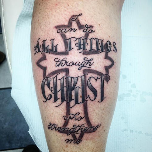 I can do all things... #tattoo #tattoos #tattooist #tattoo… | Flickr