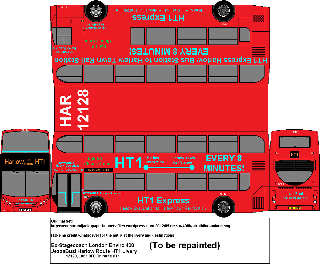 Ht12 Bus HT1 Updated! (LX61 DFD, 12128 On route HT1) | Here is a Jezz… | Flickr
