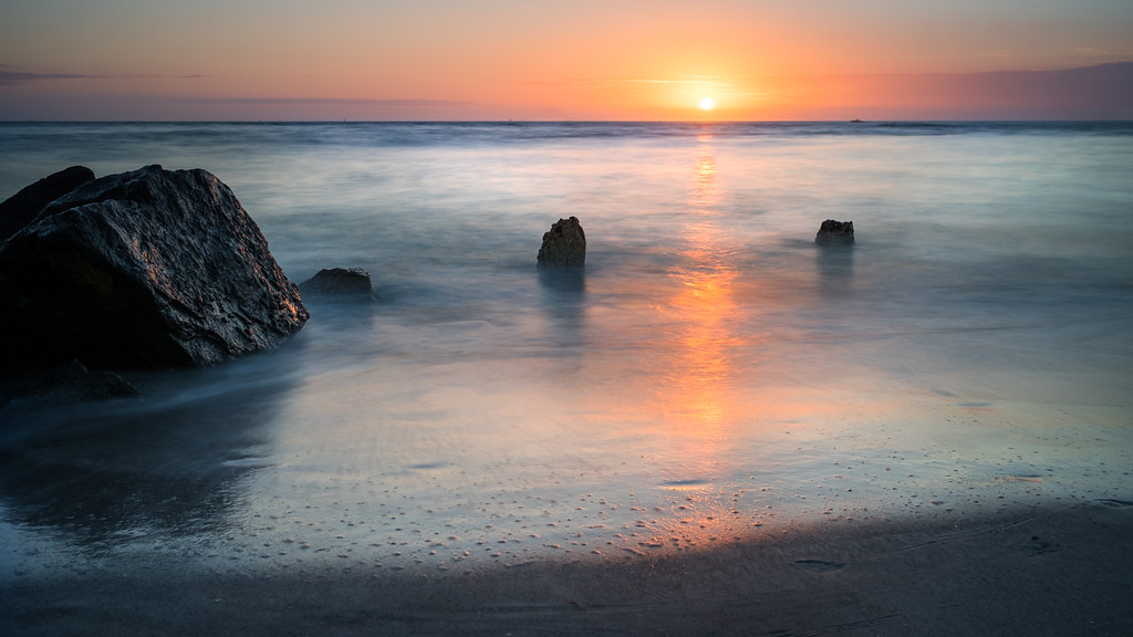 Madeira beach at sunset - Florida, United States - Seascape photography