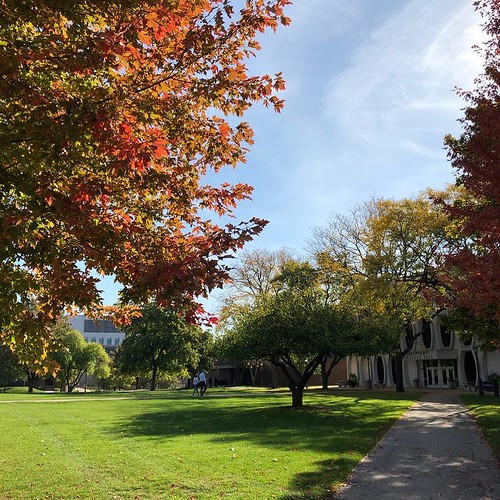 Campus is quiet today during #fallbreak. Enjoy your time off!