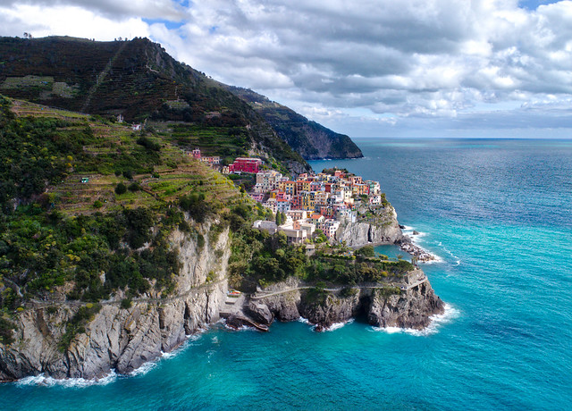 Beautiful Cinque Terre From Above