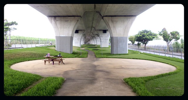 GOLF COURSE UNDER THE 506 FREEWAY in SOUTHERN OKINAWA
