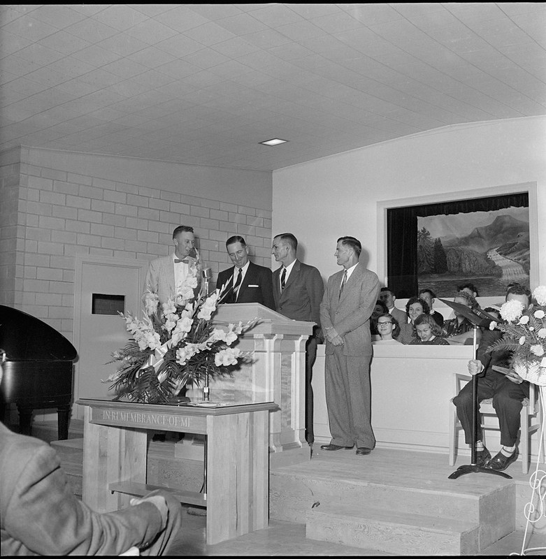 SMDR Photographic Negatives Collection, [1940s50s][Calvary Church Dedication 11/55]