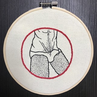 Naked boy🙈                                                #embroidery #butterfly #handmade #needlework #вышивка #art #futureart #chicago #gay #gayart #lgbt #underwear #hairy #bulge