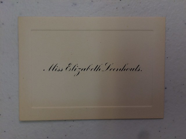 IMG_0030 - ephemera - calling card - Miss Elizabeth Leenhouts