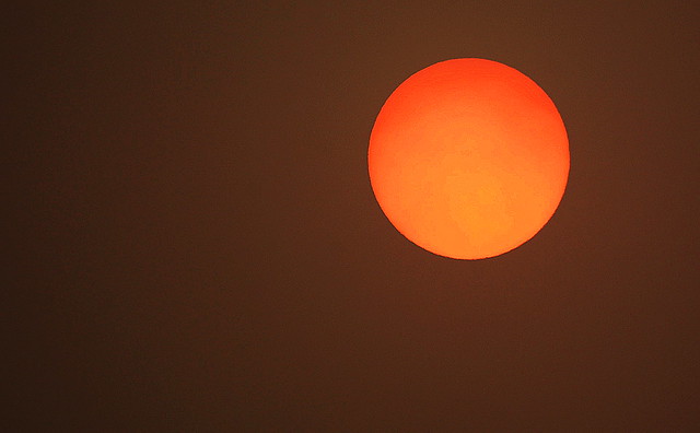 Orange Sun over the UK 16/10/17_7682