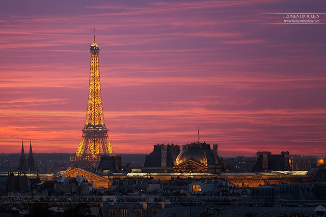 Tour Eiffel & Louvre, Paris