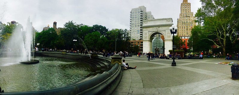 Fountain, Arch & Ai Weiwei - NYC