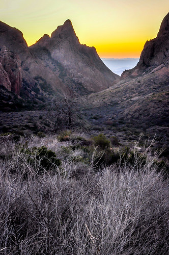 texas desert window sunset big bend nationalpark