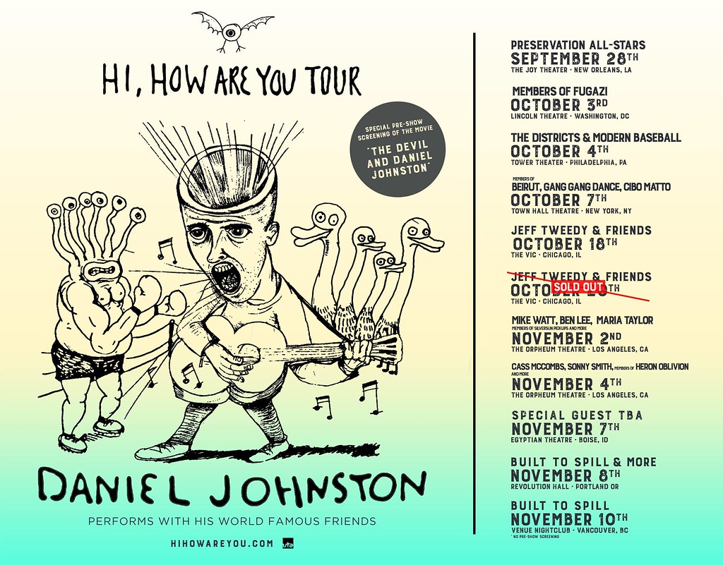 Daniel Johnston - Daniel Dale Johnston with Brendan Canty … | Flickr