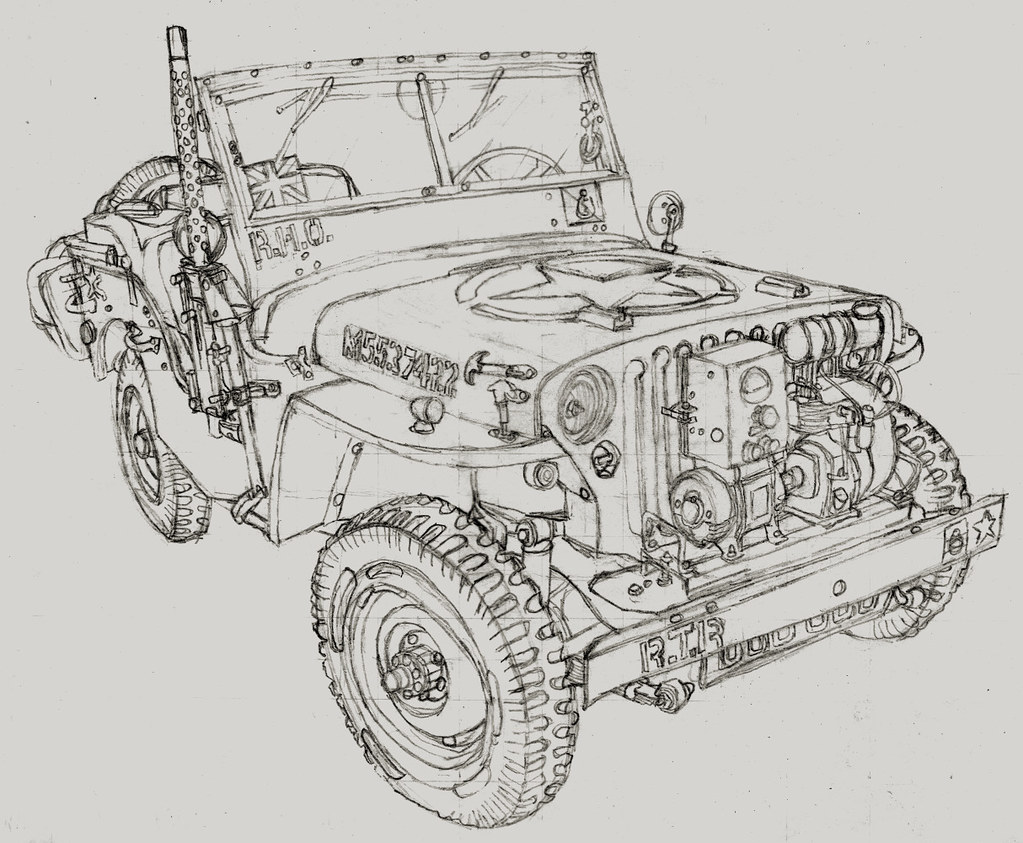 Jeep drawing | mark | Flickr