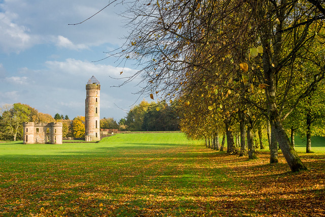 Eglinton Castle in the Autumn