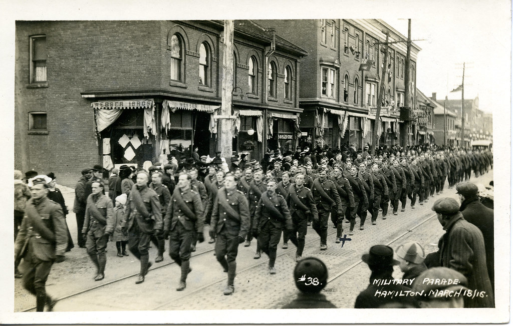 Military Parade, Hamilton, March 18/16.