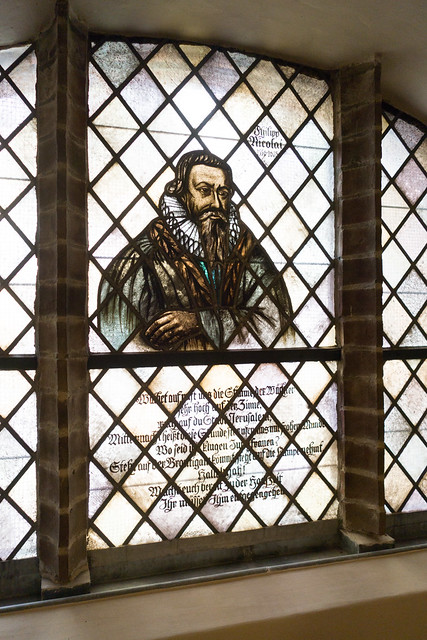 Phillipp Nicolai in stained glass