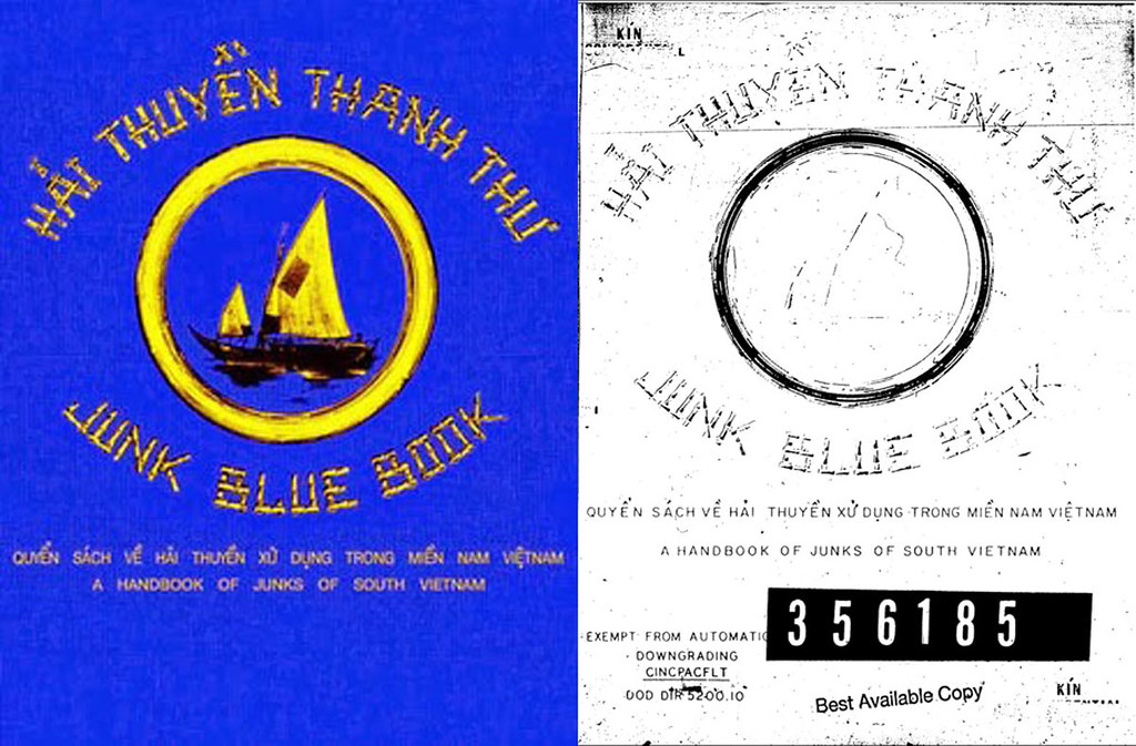 Hải Thuyền Thanh Thư - Junk Blue Book (1962) - Vietnamese Fishing Junk (gồm 420 trang)