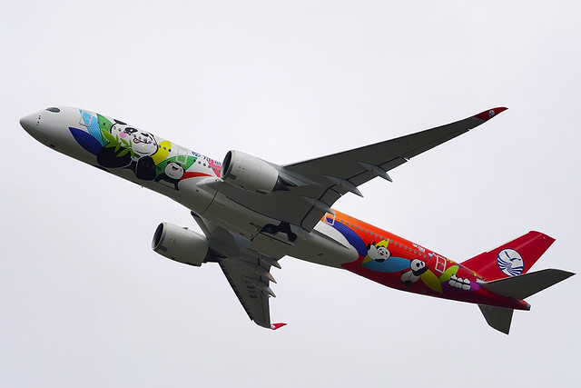 First Sichuan Airlines - Airbus A350-900 XWB (special panda livery)