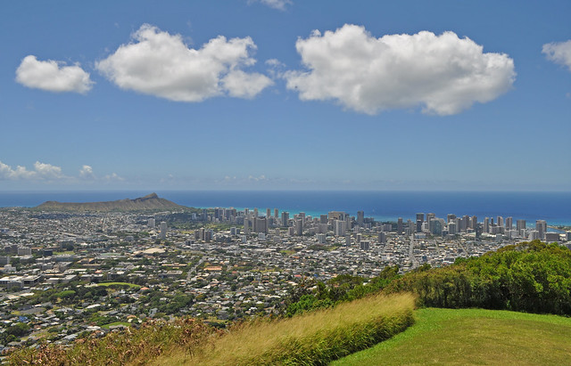 USA - Hawaii - Honolulu - view from Tantalus Lookout