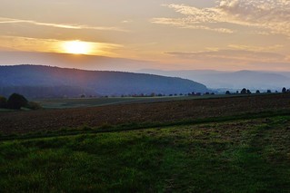 Ein Sonnenuntergang in der Hochrhön - A sunset in the Rhön mountains