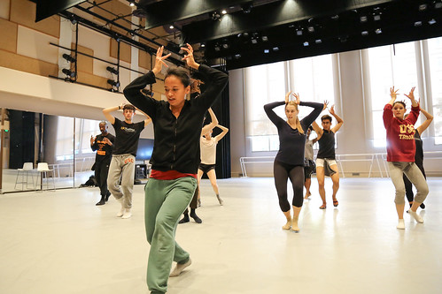 Akram Khan dancer Joy Alpuerto Ritter leading master class with BFA students
