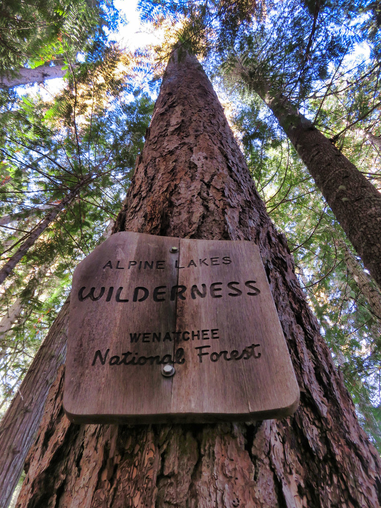 Wilderness Sign Example Alpine Lakes Wilderness sign | An Alpine Lakes Wilderness si… | Flickr