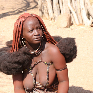 Himba vrouw