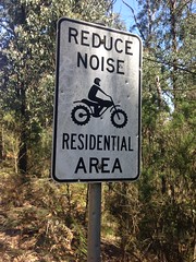 Dirt bike sign, Wandong State Forest