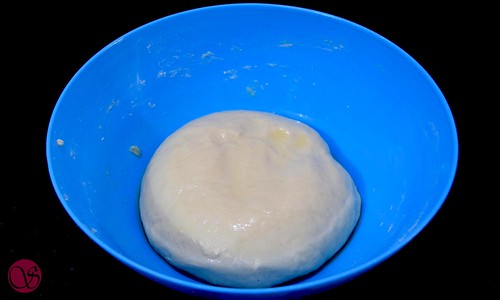 Hokkaido Milk Bread Dough after kneading