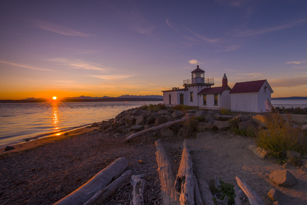 Discovery Park Seattle Sunset