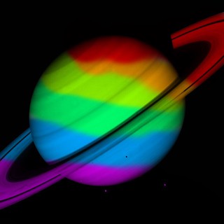 EDM #saturn #astronomy #astroart #space #solarsystem #planets #theplanets #art #lgbt #gaypride #digitalart #trippy #coloursplash