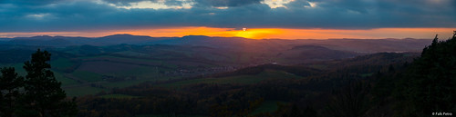 Blick von den Hörselbergen (Thüringen, Deutschland) by falk.petro, thüringen flickr panorama hörselberghainich deutschland de