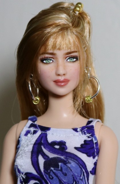 Calleigh (pronounced CAL-lee﻿​) - Divergent Tris OOAK Barbie Doll Repaint. Customization by DollAnatomy.