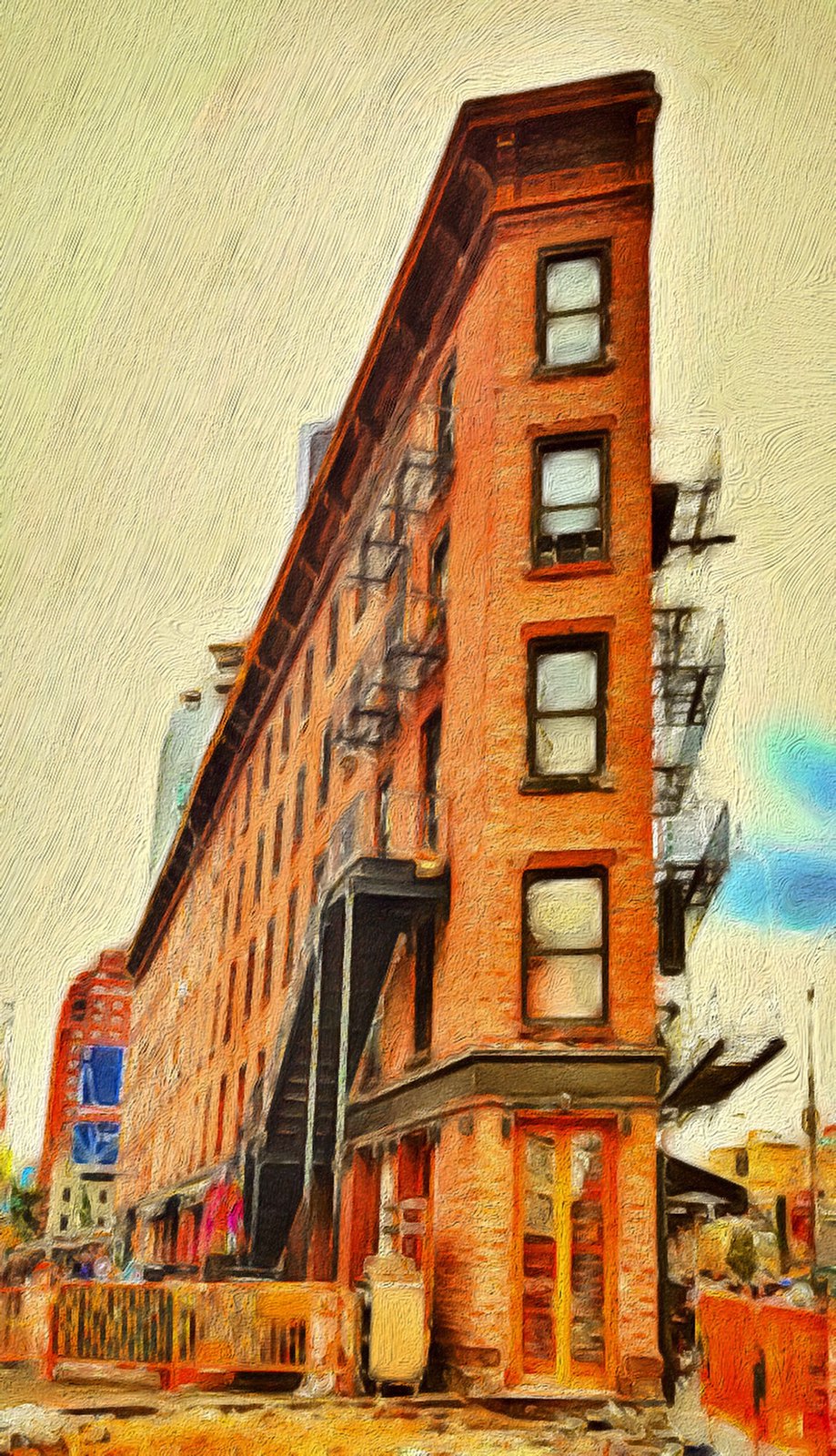Building in the Meat Packing District, NYC