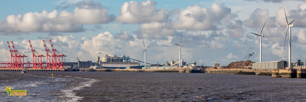 Industrial Towers - Liverpool Dockland, Liverpool. UK