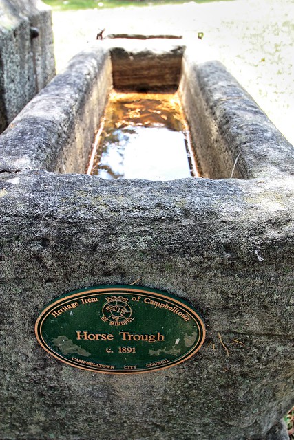Horse trough.