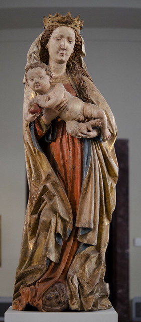 Virgin and Child, 15th c. Master of the Imberger Retables. Prov.: parish church of Nesselwang / Germany. Berlin, Bodemuseum.