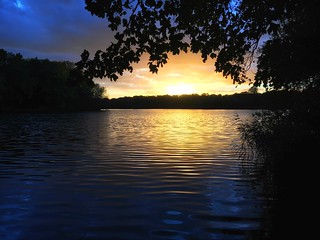 Spectacular Sunset, Coate Water Swindon
