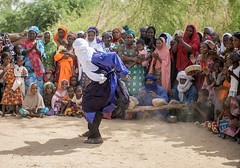 Dancing Touareg at Azel village